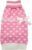 KYEESE Valentine’s Day Dog Sweaters for Small Dogs with Leash Hole Turtleneck Pink Dog Sweater with Bowtie Knit Pullover