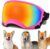 Dog Sunglasses with Adjustable Strap | UV Protection | Doggles Dog Puppy Sunglasses | Suitable for Small Dog Pet Glasses | Dogs Eyes Protection | Soft Dog Goggles