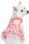 Floral Print Dog Dress Harness with layered tulle ruffle | Rose Baby Pink | by: Made Well