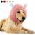 Dog Ear Muffs | Knitted Dog Hat | Winter Pet Ear Cover | Pink