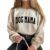 Women’s Long Sleeve Crewneck Dog mom Sweatshirt Dog Mama Letter Print Graphic Shirts Pullover Tops