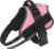 Bolux Dog Harness, No-Pull Reflective Dog Vest, Breathable Adjustable Pet Harness with Handle for Outdoor Walking – No More Pulling, Tugging or Choking (Pink, XS)